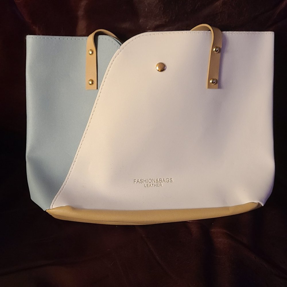 NEW Blue and White Tote Bag